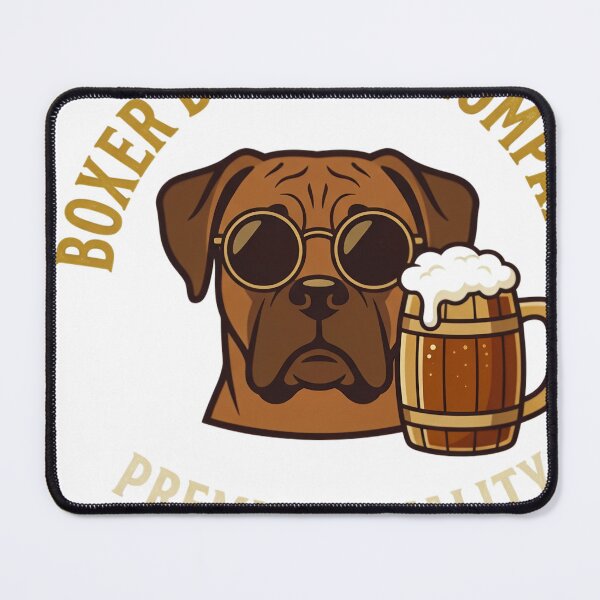 Item preview, Boxer Dog Brewing Company Beer Lover Design designed and sold by JMDesignHub.