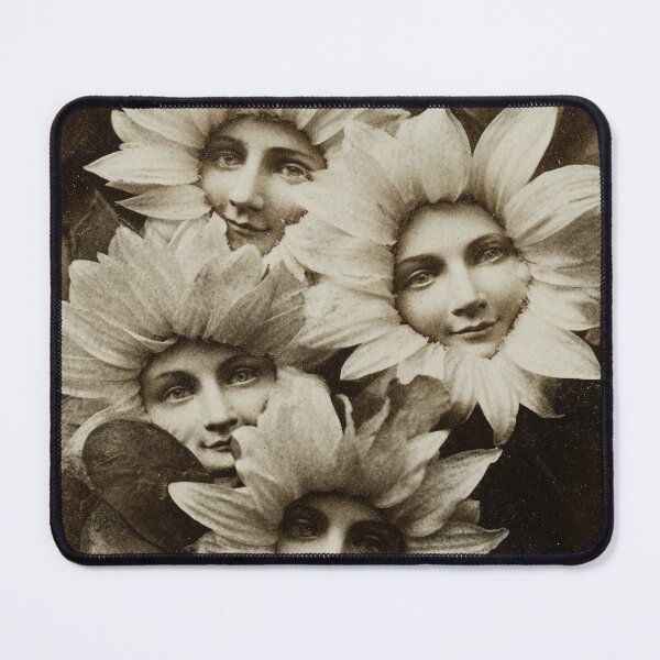 Item preview, Flower Maidens Vintage Botanical Portrait designed and sold by SpecInkStudio.