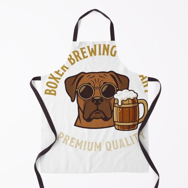 Item preview, Boxer Dog Brewing Company Beer Lover Design designed and sold by JMDesignHub.
