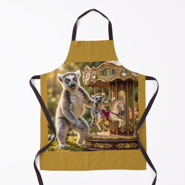 Item preview, Ring Tailed Lemur Gives Junior a Carousel Ride designed and sold by Tridentulus.