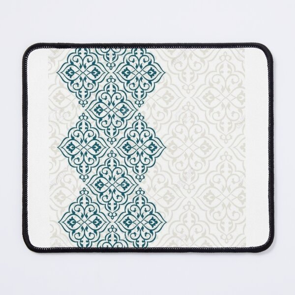 Item preview, Elegant Blue Geometric Floral Pattern designed and sold by Khatumeye.