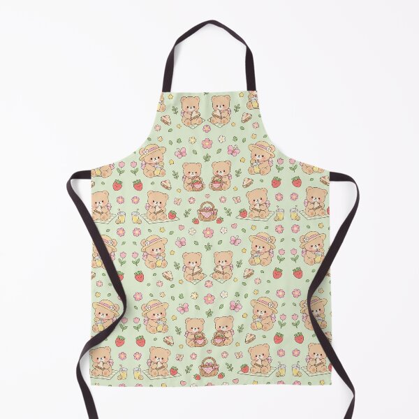 Item preview, Summer Teddy Bear Picnic Pattern Cute Pastel Picnic Aesthetic designed and sold by Soft Berry Studio.