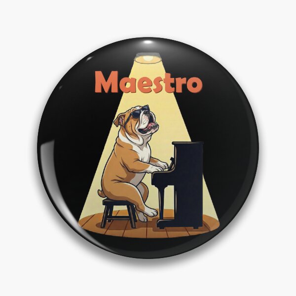 Item preview, Maestro Bulldog Playing Piano Sunglasses designed and sold by d247.