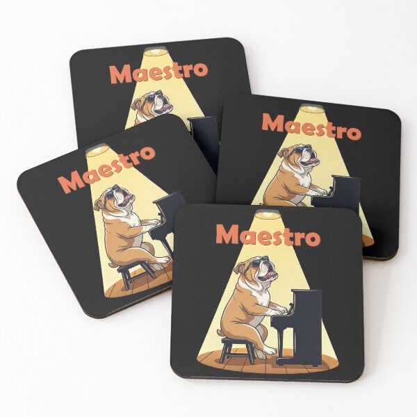 Item preview, Maestro Bulldog Playing Piano Sunglasses designed and sold by d247.