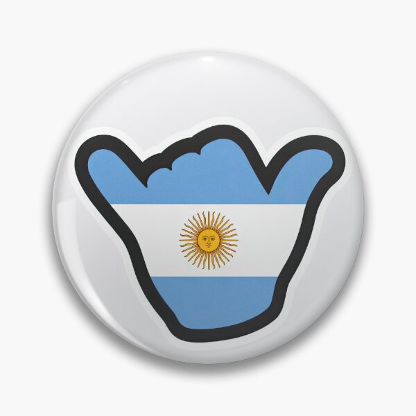 Item preview, Argentina Shaka Flag designed and sold by ShakaLife.org.