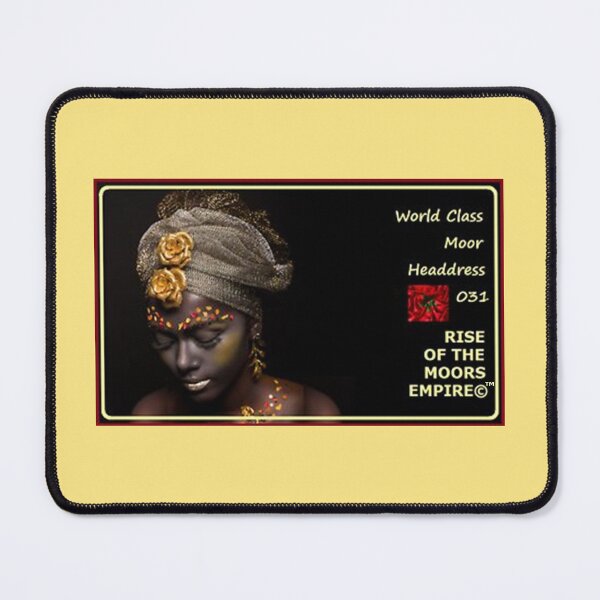 Item preview, Mu’ur (UM) Empire™ al-Benhadiel©™ design, World Class Moor Headdress 031, potato background designed and sold by HardyKnitDesign.