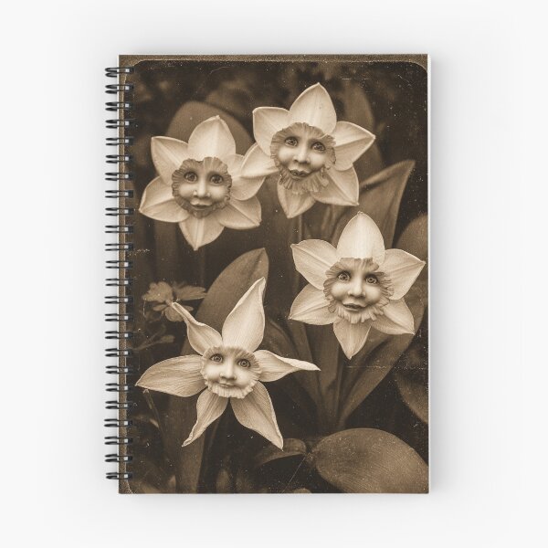 Item preview, Daffodil Ladies Vintage Botanical Portrait designed and sold by SpecInkStudio.