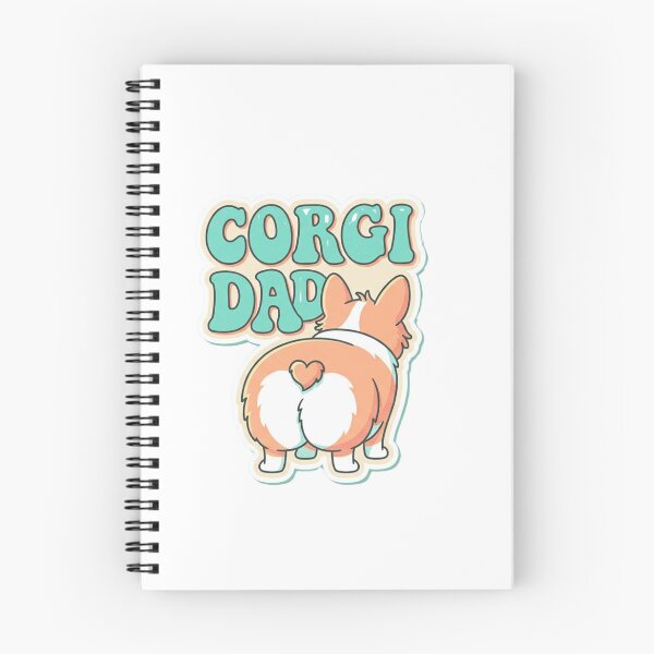 Item preview, Corgi Dad funny corgi butt retro typography cute pet gift designed and sold by language-des.