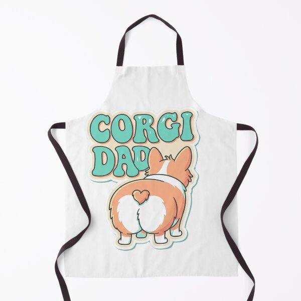 Item preview, Corgi Dad funny corgi butt retro typography cute pet gift designed and sold by language-des.
