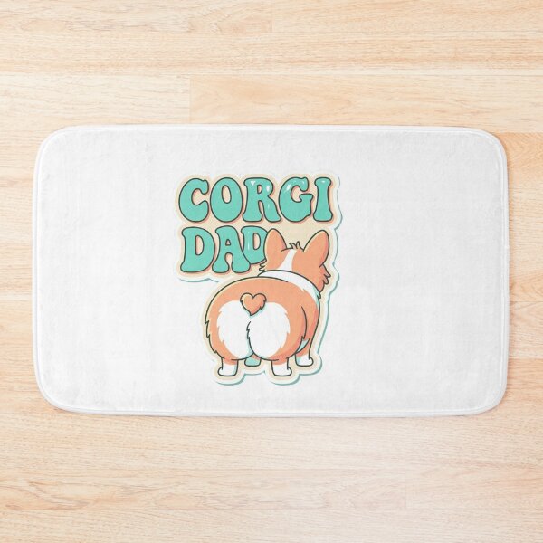 Item preview, Corgi Dad funny corgi butt retro typography cute pet gift designed and sold by language-des.
