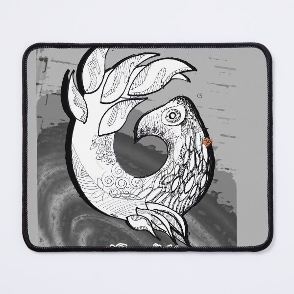 Item preview, Art Nouveau Phoenix (Phoenyx) Fantastic Fire Bird (Drawing by ACCI) designed and sold by VanyssaGraphics.