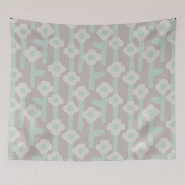 Item preview, Scandi Minimalist Flower Bed - c2b6b6 designed and sold by knitetgantt.