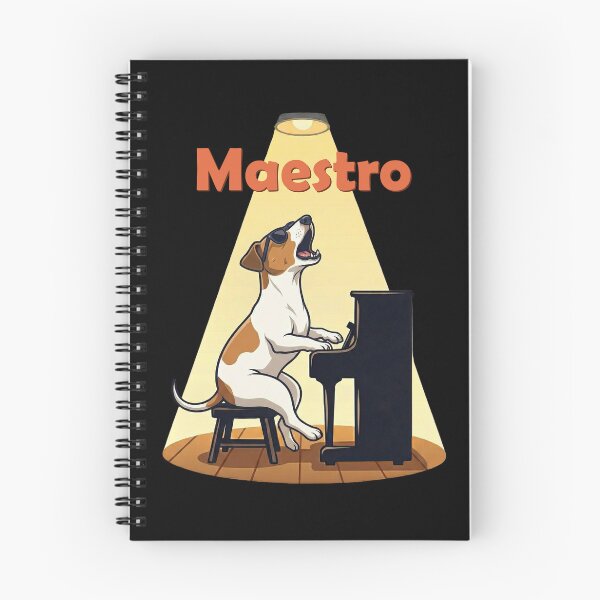 Item preview, Maestro Dog Playing Piano Singing Howling designed and sold by d247.