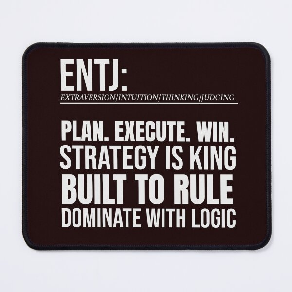 Item preview, ENTJ (THE COMMANDER) | MBTI PERSONALITY SERIES — DEFINITION EDITION designed and sold by WitLounge.