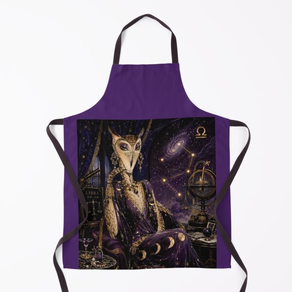 Item preview, Madame Libra Owl - Celestial Astrologer in Purple Velvet Gown designed and sold by Natalia-Vlad.