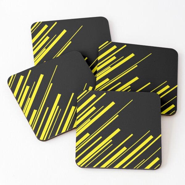 Item preview, Diagonals in Yellow and Black designed and sold by LAEC-Shop.