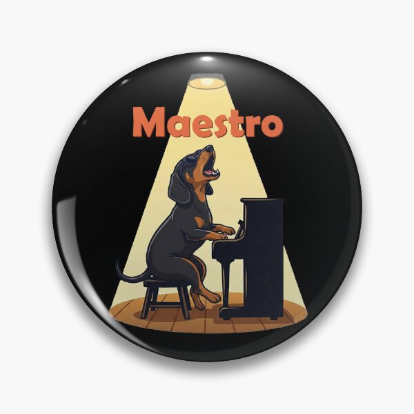 Item preview, Maestro Dachshund Piano Singing Dog designed and sold by d247.