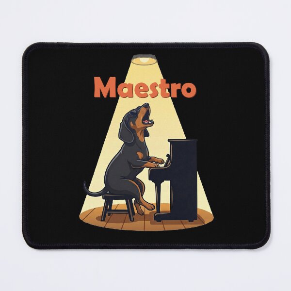 Item preview, Maestro Dachshund Piano Singing Dog designed and sold by d247.