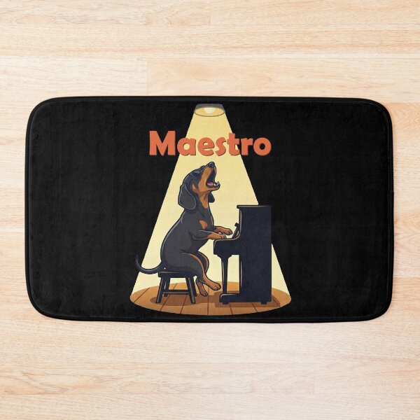 Item preview, Maestro Dachshund Piano Singing Dog designed and sold by d247.
