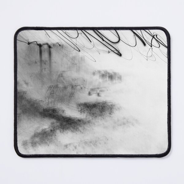 Item preview, Abstract Black and White Light Trails Long Exposure Photography designed and sold by ThaCriações.