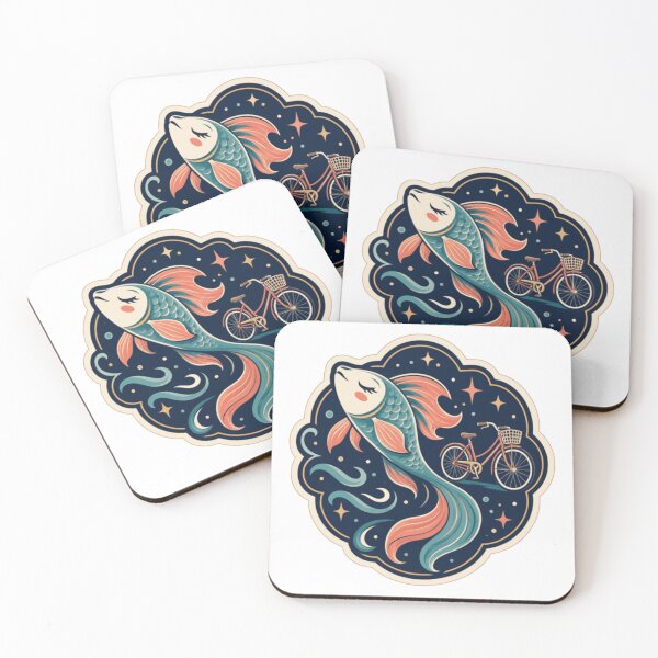 Item preview, Symbolic Feminist Fish and Bicycle Design designed and sold by ArtsyExplorer.
