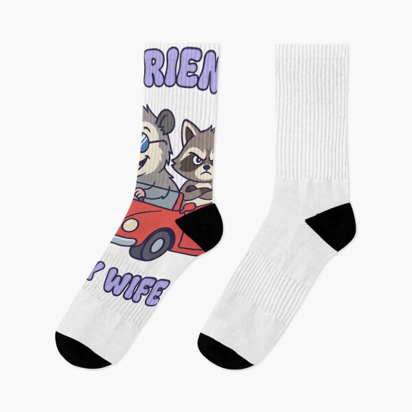 Item preview, I'm Friendly But My Wife Isn't Opossum Raccoon designed and sold by JMDesignHub.