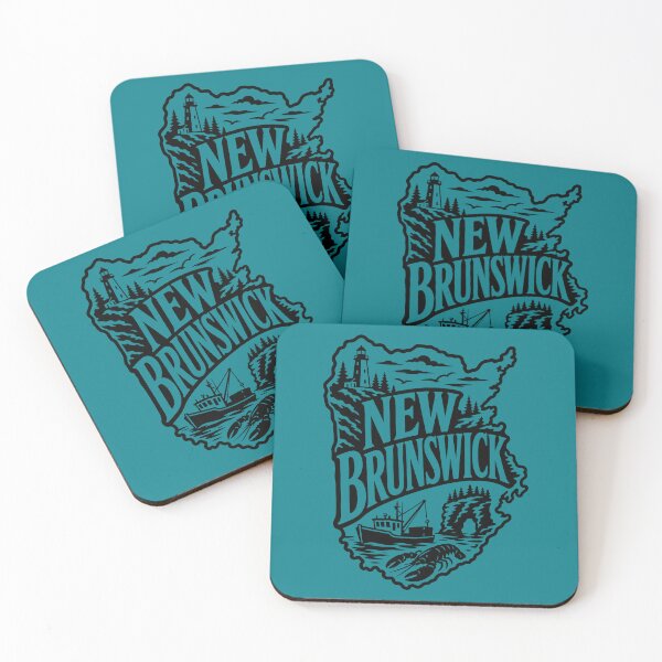 Item preview, New Brunswick Canada Coastal Canadian Heritage Silhouette designed and sold by meganohm.