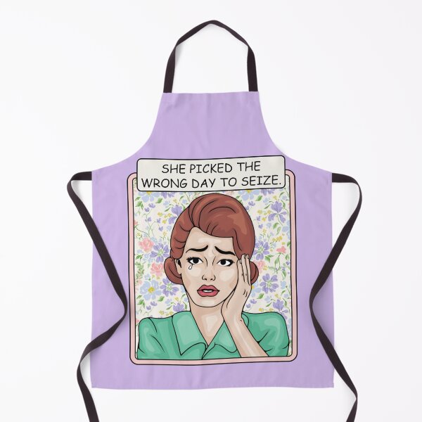 Item preview, Crying Comic Woman Picked The Wrong Day To Seize designed and sold by Unhinged Heather.