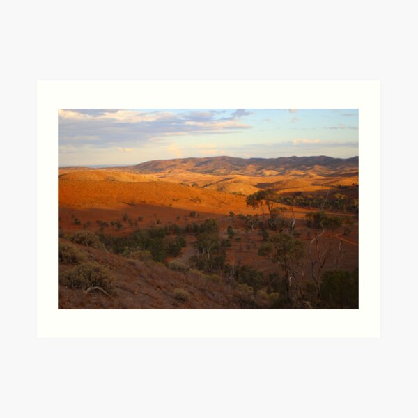 Sunset, Bendleby Ranges, Australia Art Print