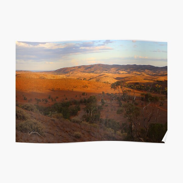 Sunset, Bendleby Ranges, Australia Poster