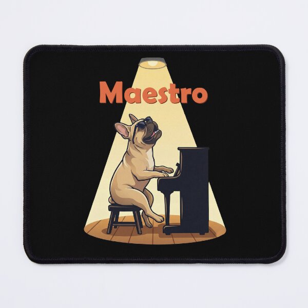 Item preview, Maestro French Bulldog Piano Player designed and sold by d247.