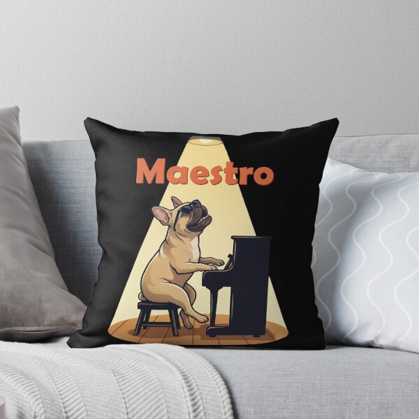 Item preview, Maestro French Bulldog Piano Player designed and sold by d247.