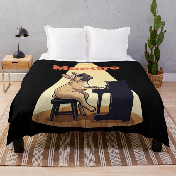 Item preview, Maestro French Bulldog Piano Player designed and sold by d247.
