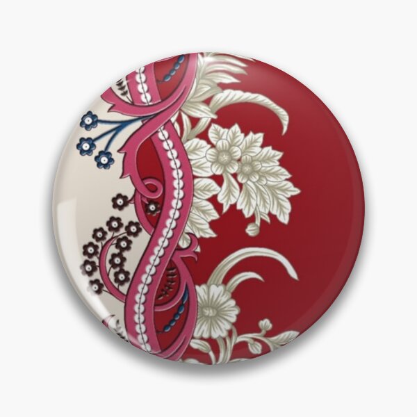 Item preview, Elegant Red Floral Border Pattern designed and sold by Khatumeye.