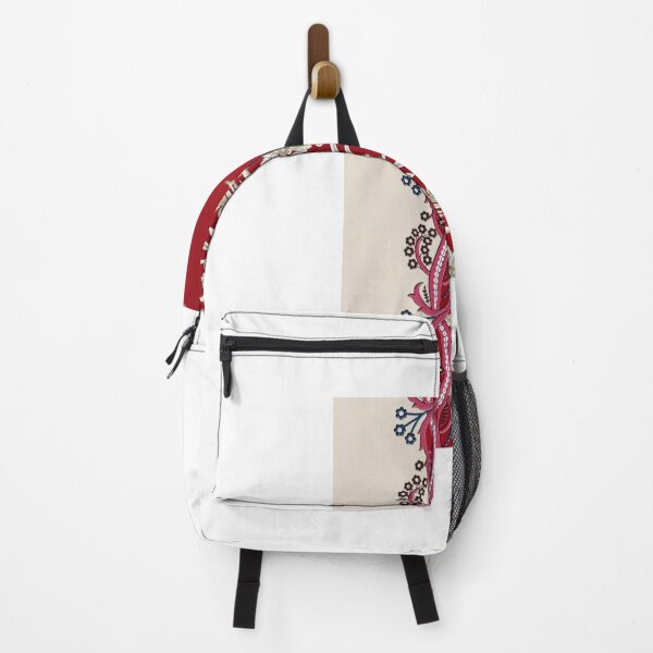 Item preview, Elegant Red Floral Border Pattern designed and sold by Khatumeye.