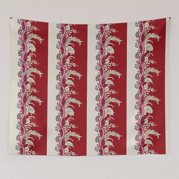 Item preview, Elegant Red Floral Border Pattern designed and sold by Khatumeye.