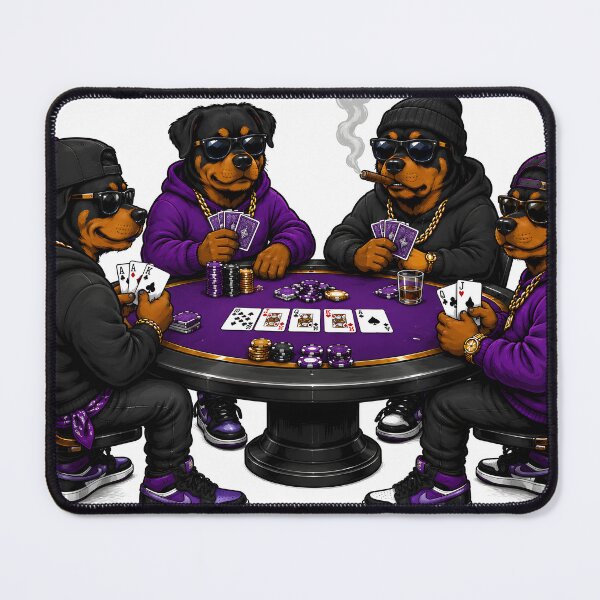 Item preview, Dawgs Poker designed and sold by TopBananaInk - Digital & Print Design.