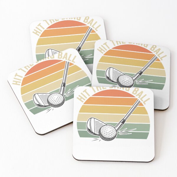 Item preview, Hit The Dang Ball Retro Golf Player Golfer Design designed and sold by JMDesignHub.