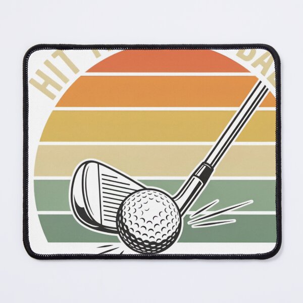 Item preview, Hit The Dang Ball Retro Golf Player Golfer Design designed and sold by JMDesignHub.