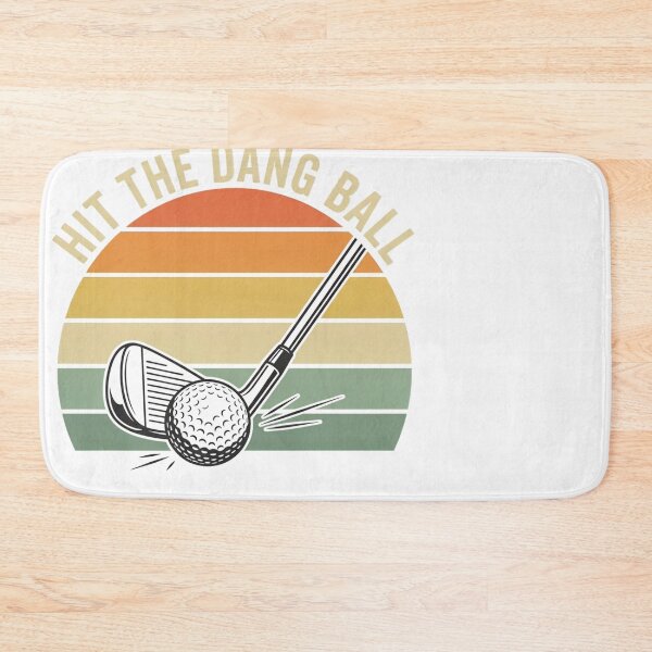 Item preview, Hit The Dang Ball Retro Golf Player Golfer Design designed and sold by JMDesignHub.