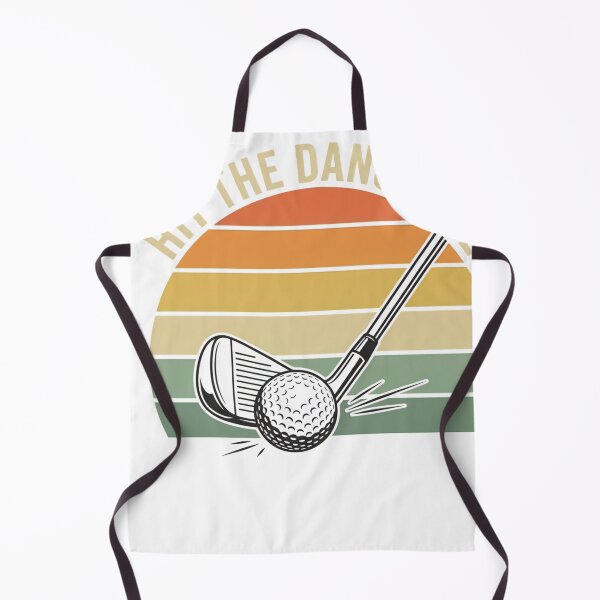 Item preview, Hit The Dang Ball Retro Golf Player Golfer Design designed and sold by JMDesignHub.