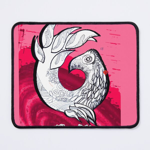 Item preview, Art Nouveau Phoenix (Phoenyx) Fantastic Fire Bird (Drawing by ACCI) designed and sold by VanyssaGraphics.