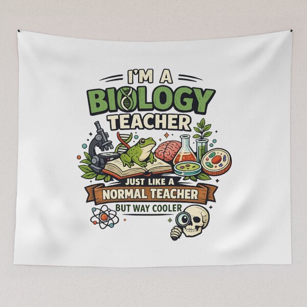 Item preview, Biology Teacher – Way Cooler Than a Normal Teacher  designed and sold by SidTastic .