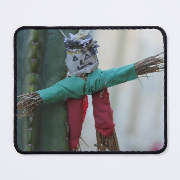 Item preview, Handmade Straw Doll Scarecrow With Colorful Dress Mounted On Stone Wall Folk Ornament designed and sold by Nmallia.