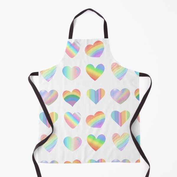 Item preview, Pastel Rainbow Hearts Cute Aesthetic Design designed and sold by WillandWent.