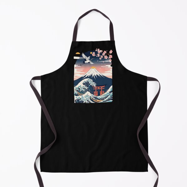 Item preview, Japanese Ukiyo-e Landscape Art with Mount Fuji designed and sold by SholoStudio.