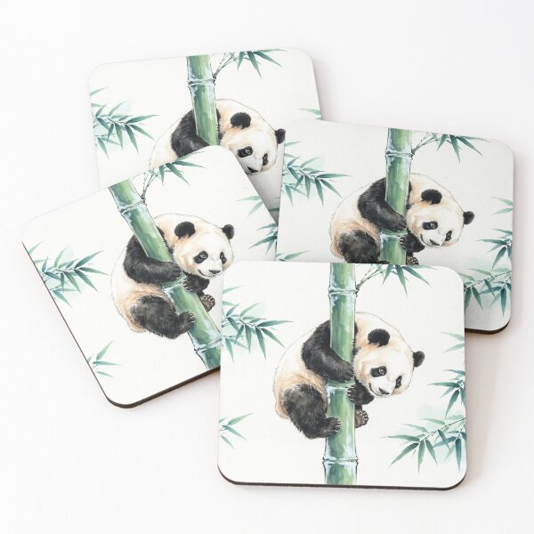 Item preview, Ink Panda Climbing designed and sold by Enchanting East.