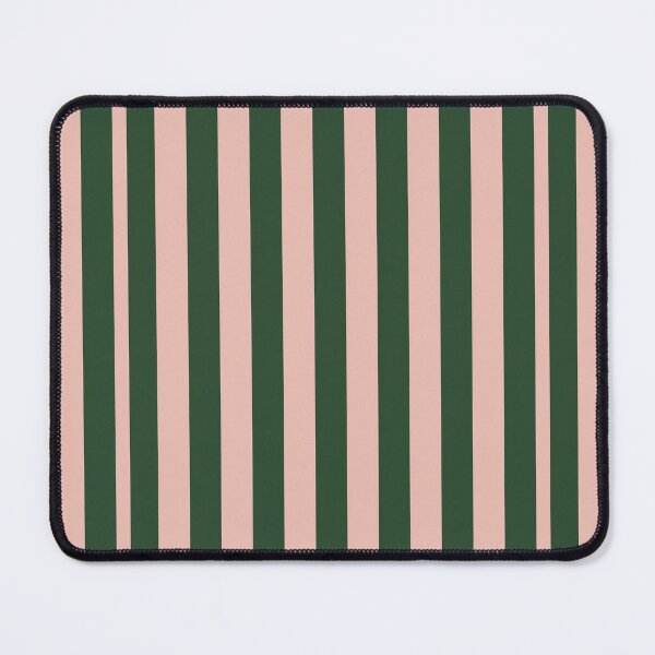 Item preview, Blush Pink & Forest Green Stripe Seamless Pattern designed and sold by Ioanna-Studio.