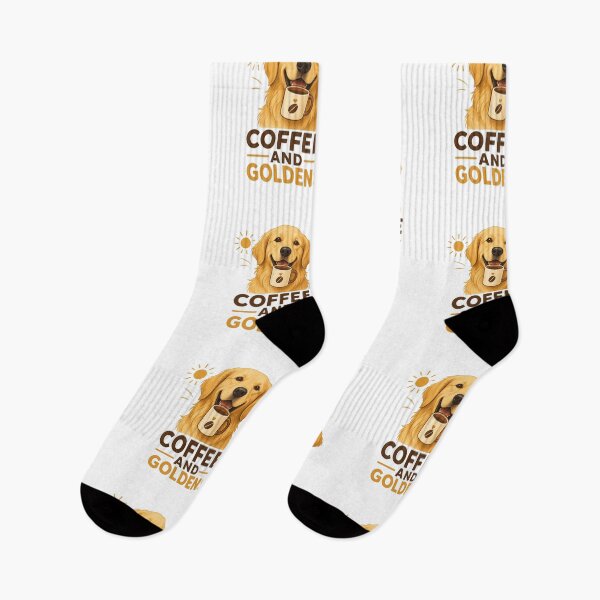 Item preview, Coffee and Goldens Golden Retriever coffee lover morning gift designed and sold by language-des.