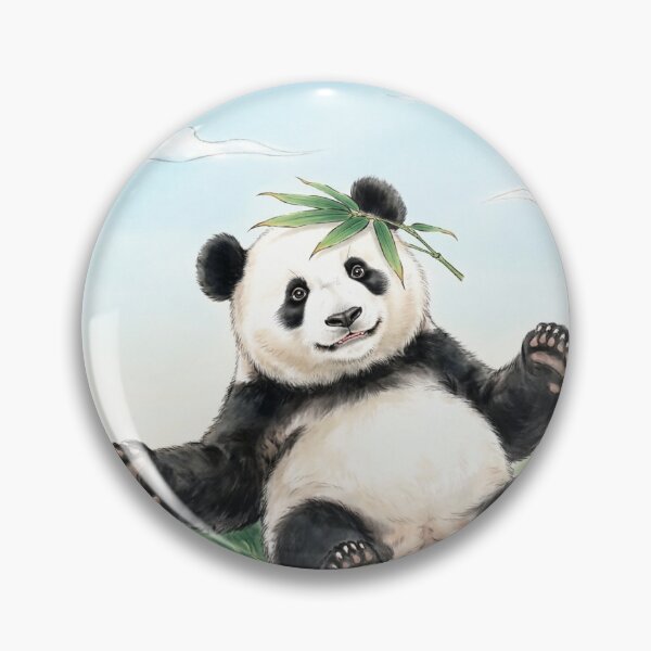 Item preview, nk Panda Lying Down designed and sold by Enchanting East.